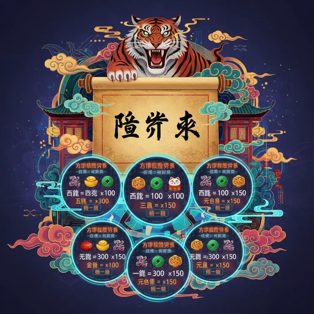 老虎機賠率表 - 賠率表